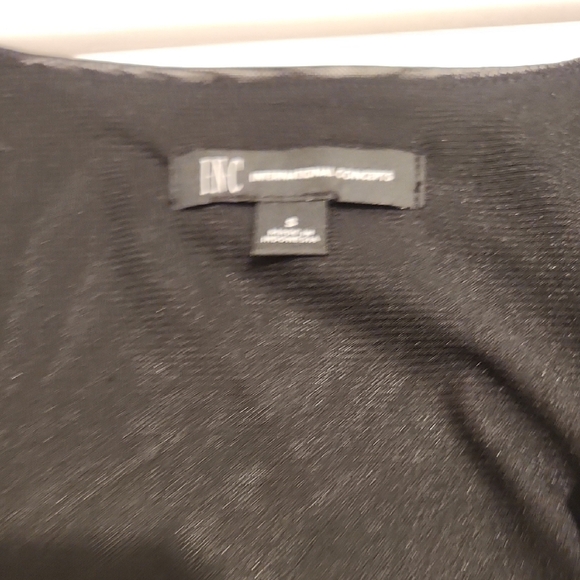 INC International Concepts Black V-Neck Tank Top - Picture 9 of 9